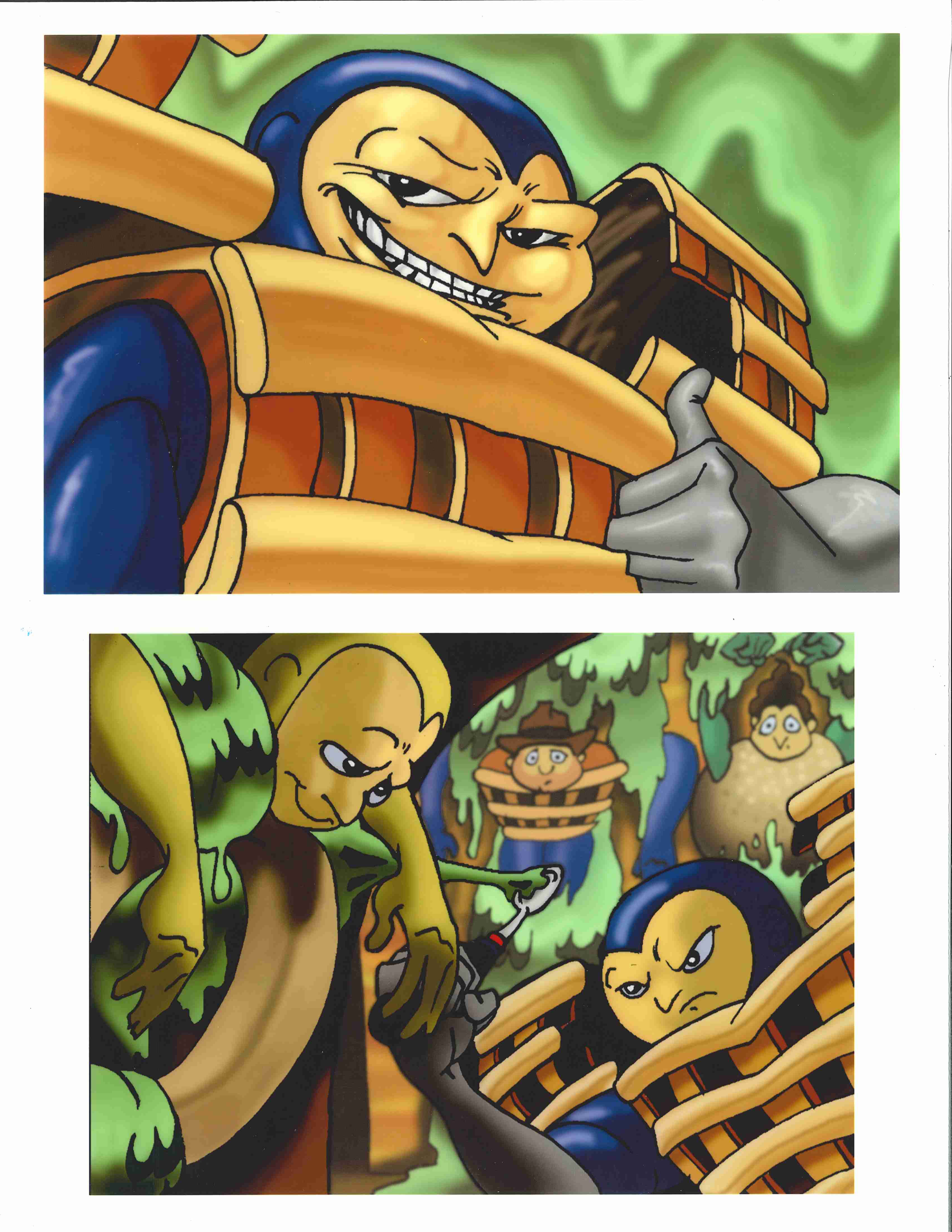 Chex Quest 1 & 2 drawings